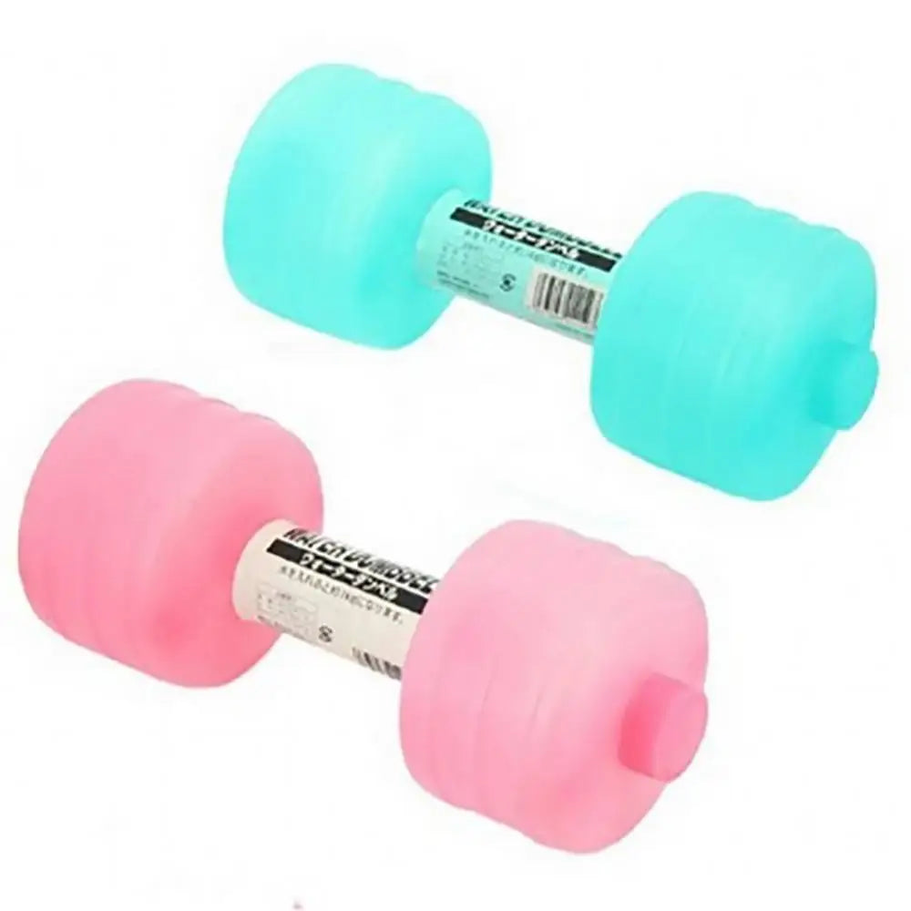 1/2/4PCS 1kg Gym Weight Loss Exercise Women Comprehensive Home Water Dumbbells For Fitness Aquatic Barbell