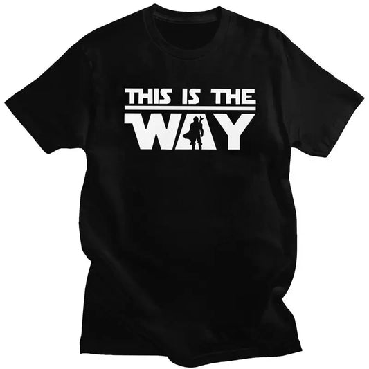 Film T Shirt for Women Men Soft Cotton Tees M-Mandalorians This Is The Way Tshirt Short Sleeve Urban T-shirt Merch 70321