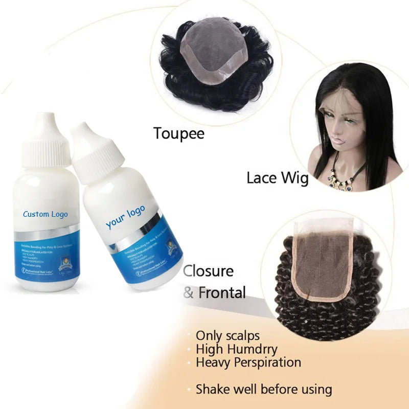 Plussign Wig Glue With Remover Super Lace Glue For Lace Wigs/Toupee/Closure Hair Glue Remover Wig Installation Kit