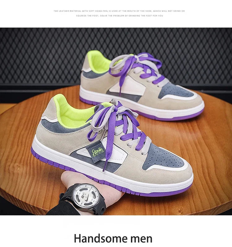 2024 Men's Shoes Spring Casual Sport Shoes Men Fashion Sneakers Small Off White Shoes Comfortable Trend Skate Tenis Masculino