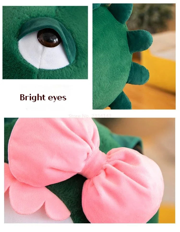 35cm Hello Kitty Cos Dinosaur Kawaii Cartoon Plush Doll Toys Soft Throw Pillow Back Cushion Girls Birthday Toyd Gifts